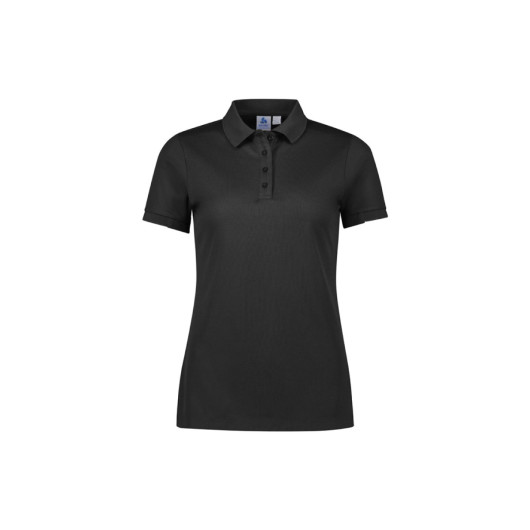 Womens Focus Short Sleeve Polos Black